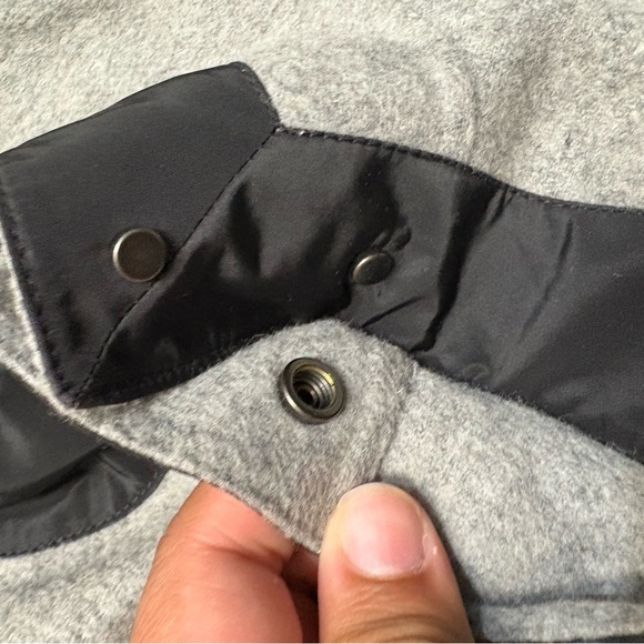 Alexander Wang Gray and Black Hooded Coat - Picture 7 of 13